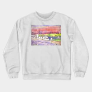 river cruises at sunset. Crewneck Sweatshirt